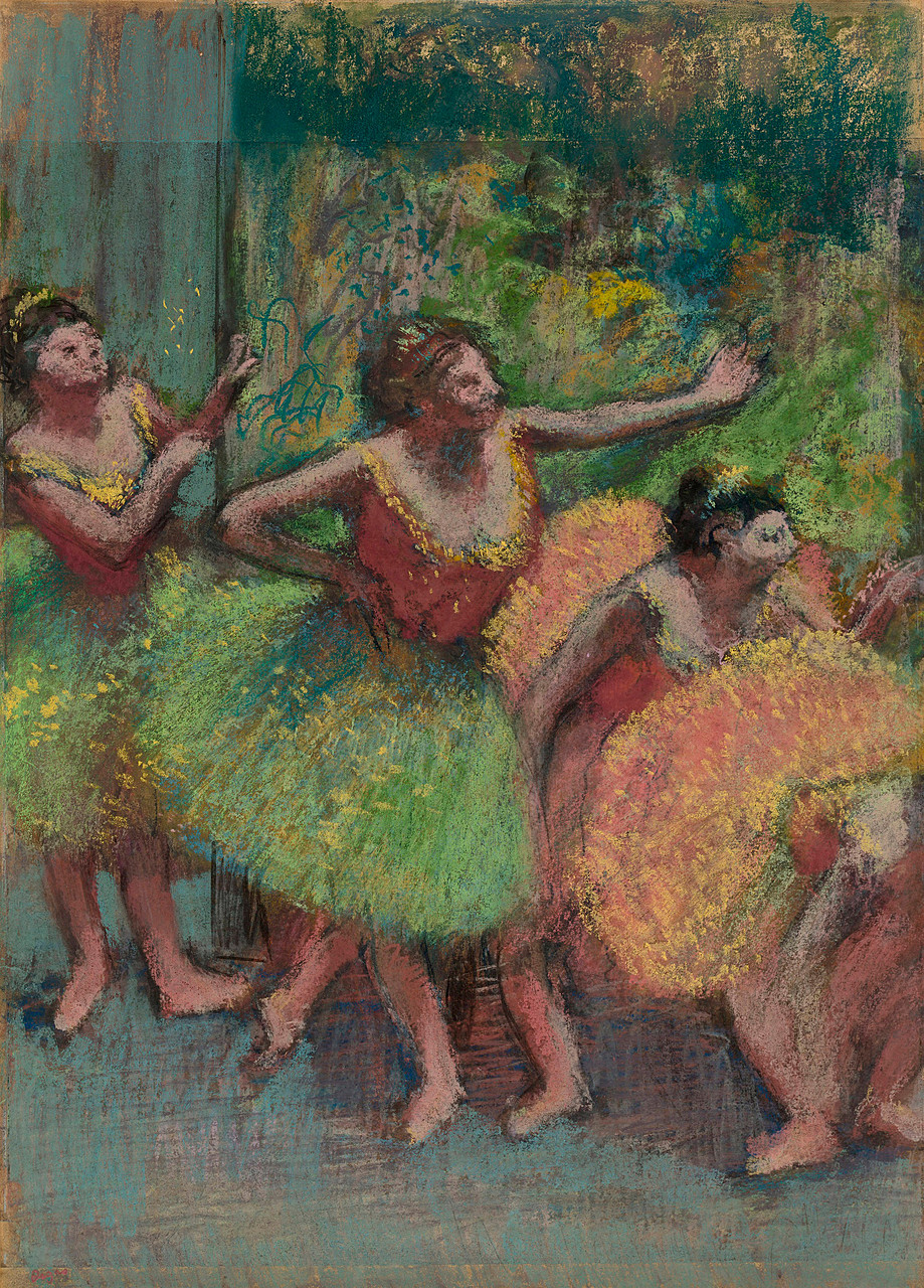 Edgar Degas | Dancers in Green and Yellow | The Guggenheim Museums