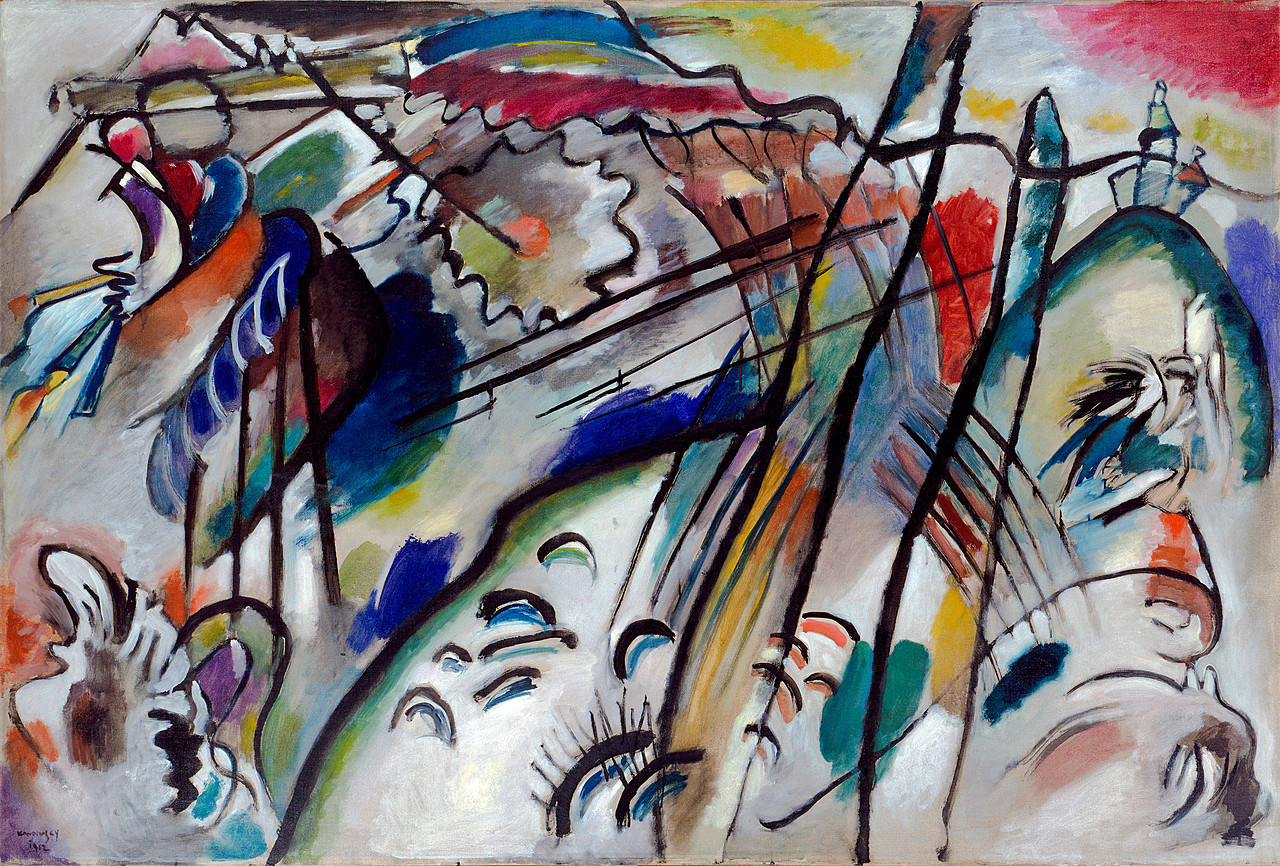 Vasily Kandinsky, Landscape with Red Spots, No. 2
