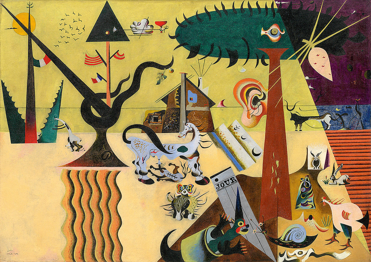 Joan Miró, The Tilled Field