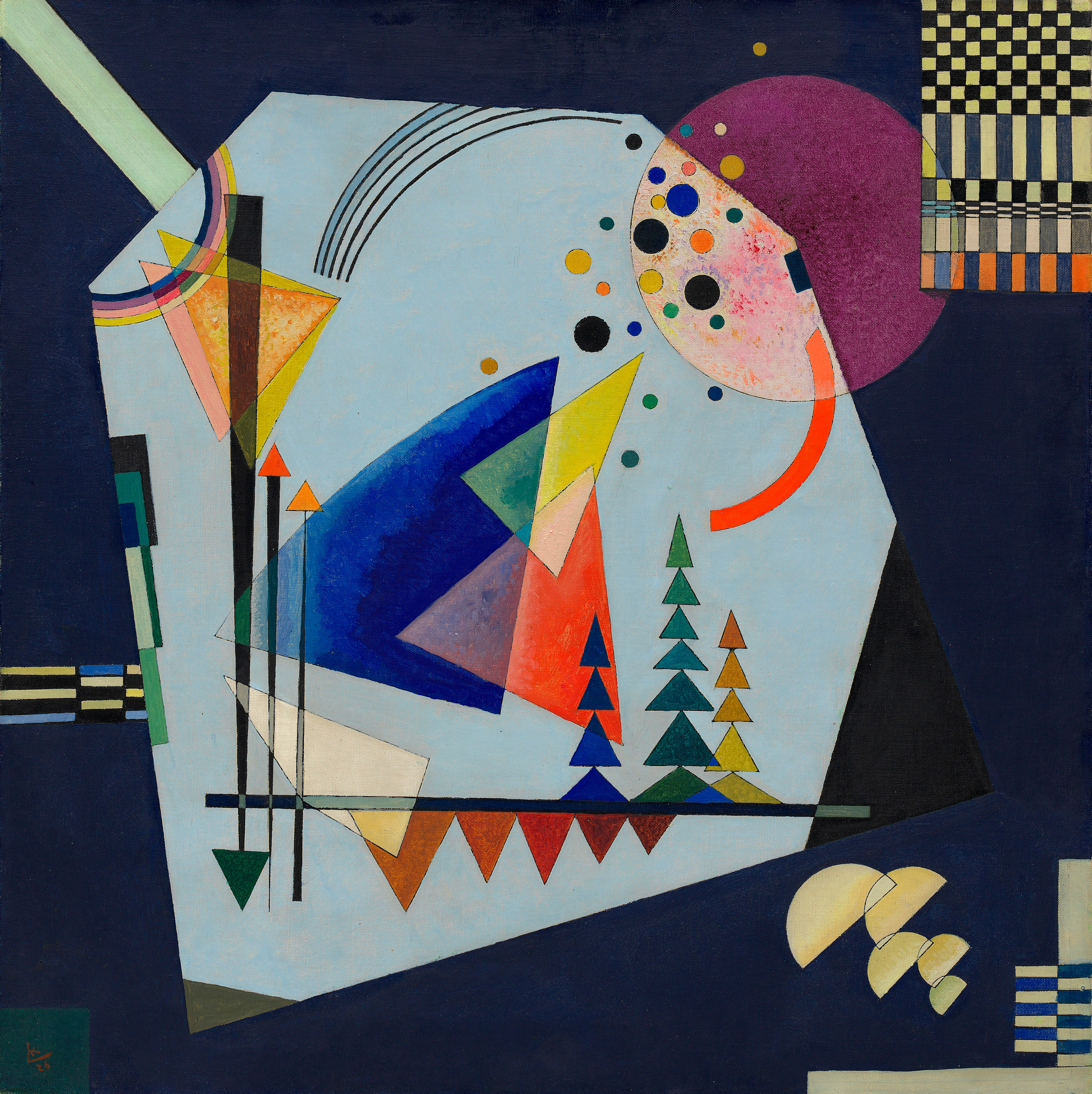 Three Sounds (Drei Klänge) by Vasily Kandinsky | The Guggenheim