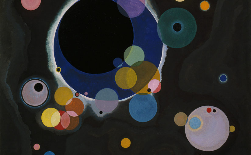 Vasily Kandinsky, Several Circles, January–February 1926. Oil on canvas, 55 3/8 x 55 1/4 inches (140.7 x 140.3 cm)