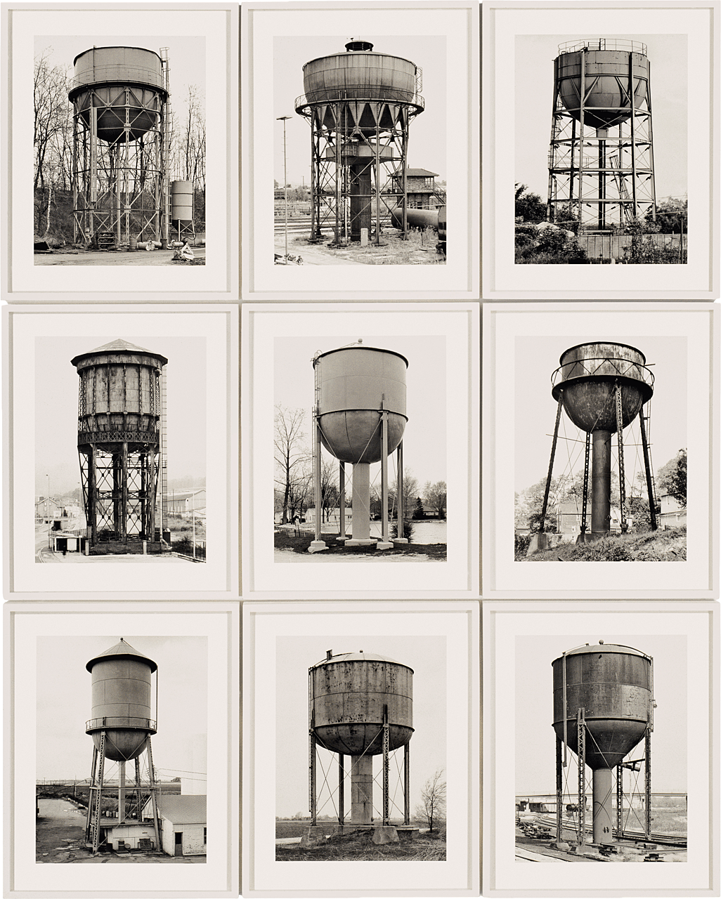 Bernd and Hilla Becher | Water Towers | The Guggenheim Museums and 