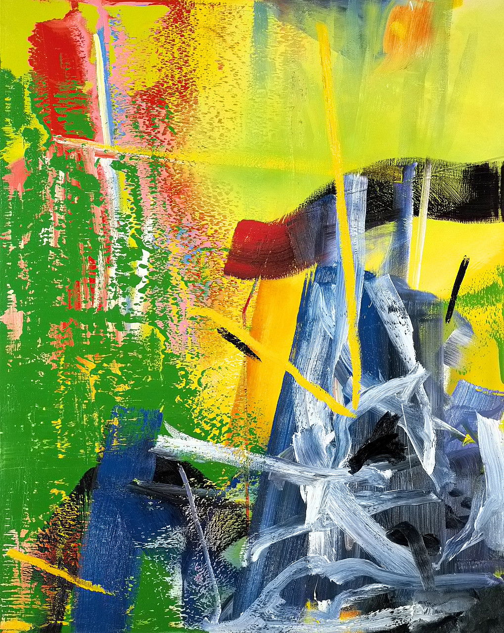 How Does Gerhard Richter Make His Abstract Paintings?