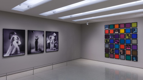 Installation view of the exhibition Carrie Mae Weems: Three Decades of Photography and Video