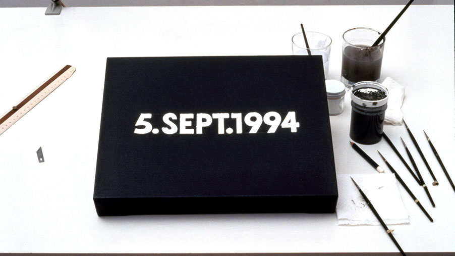 On Kawara: Date Paintings | The Guggenheim Museums and Foundation