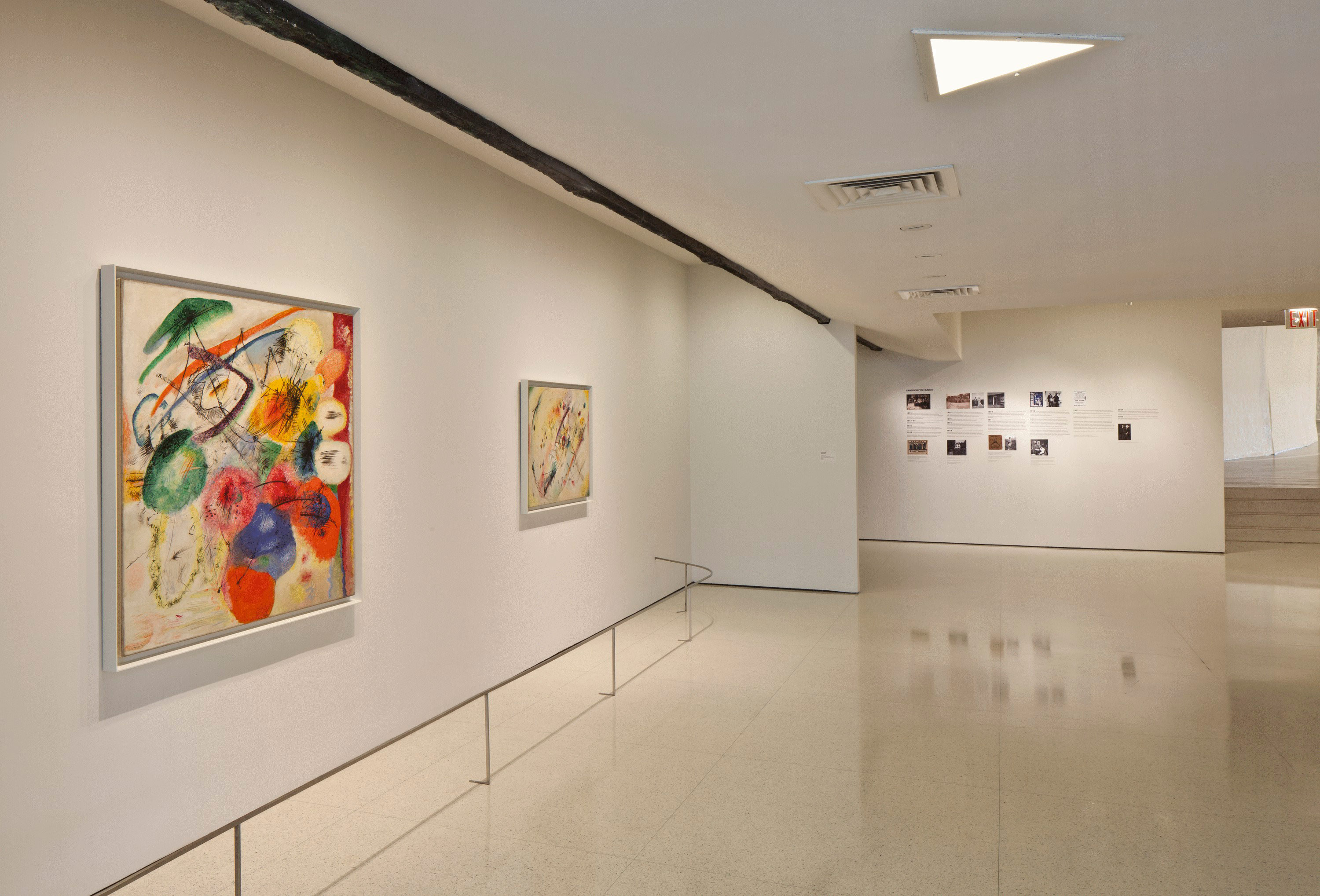 Kandinsky's Painting with White Border  The Guggenheim Museums and  Foundation