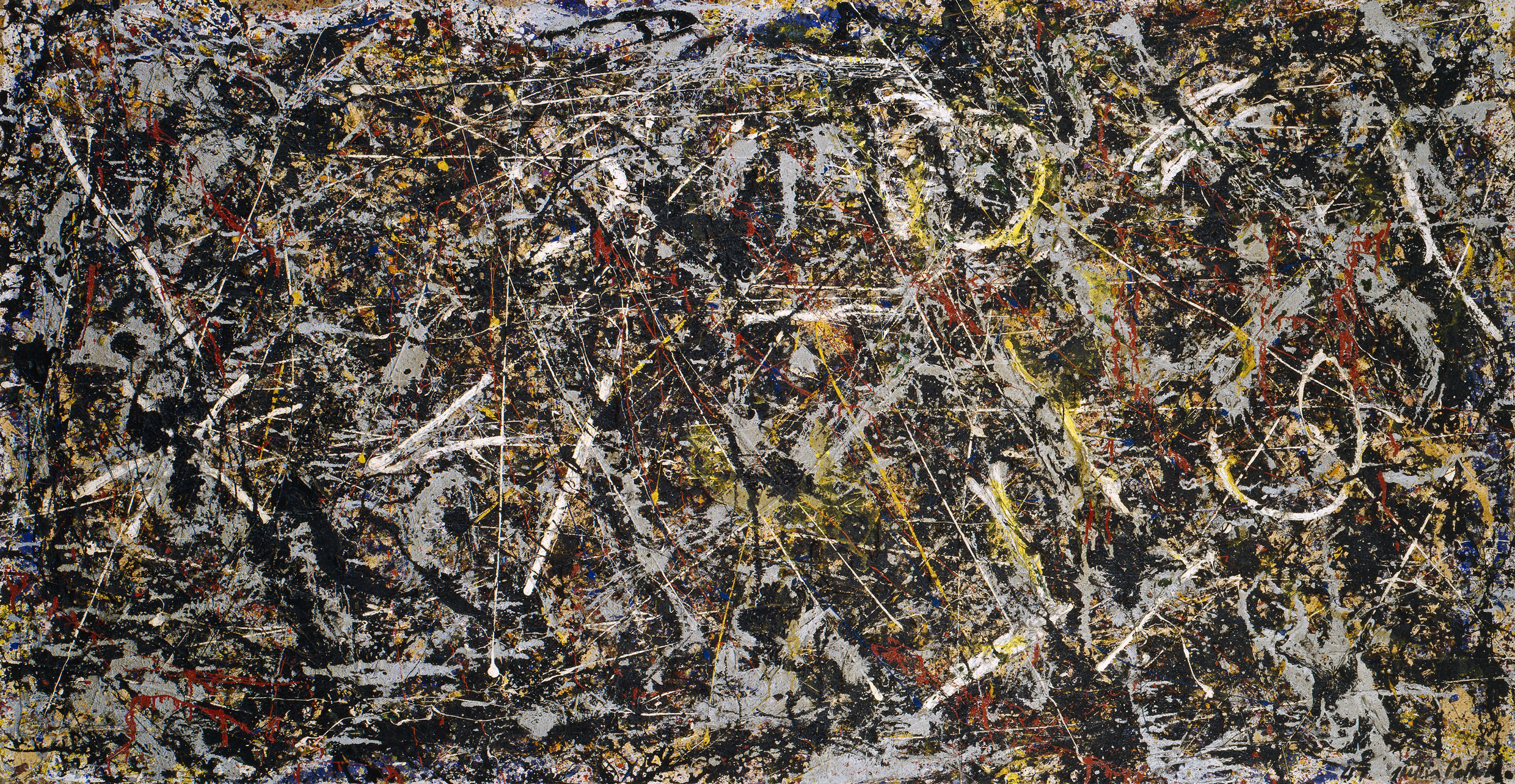 Jackson Pollock, Alchemy, 1947 The Guggenheim Museums and Foundation