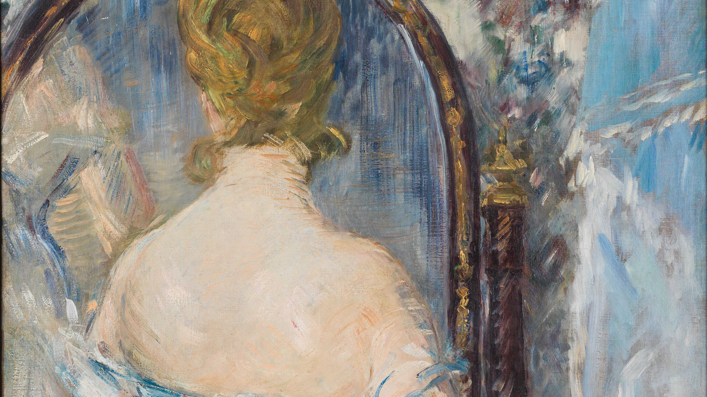 manet before the mirror