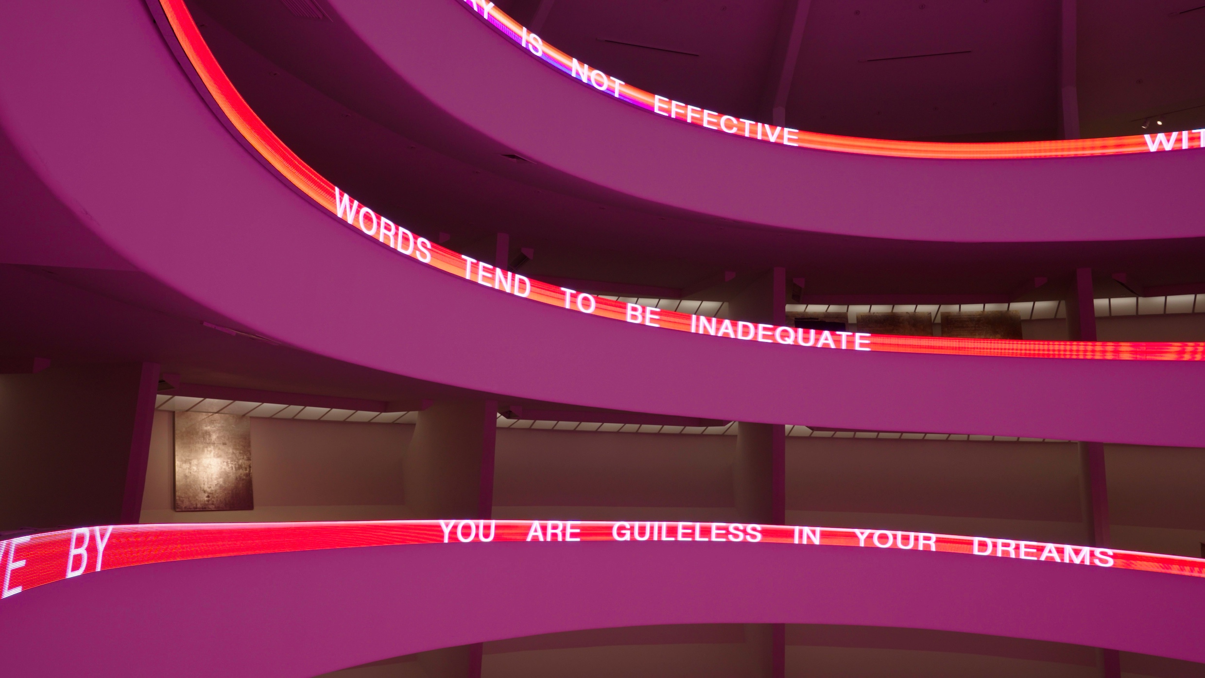 Jenny Holzer: Light Line | The Guggenheim Museums and Foundation